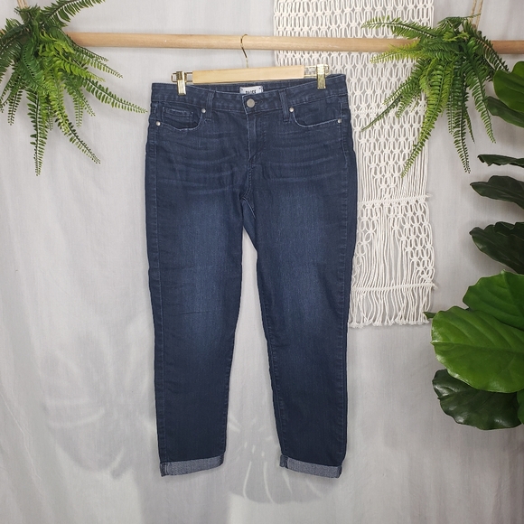 PAIGE Denim - Paige Kylie Crop Tonal Duncan Blue Women's Jeans